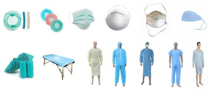 Surgical Disposable Non Woven 3D Face Mask for Pollution