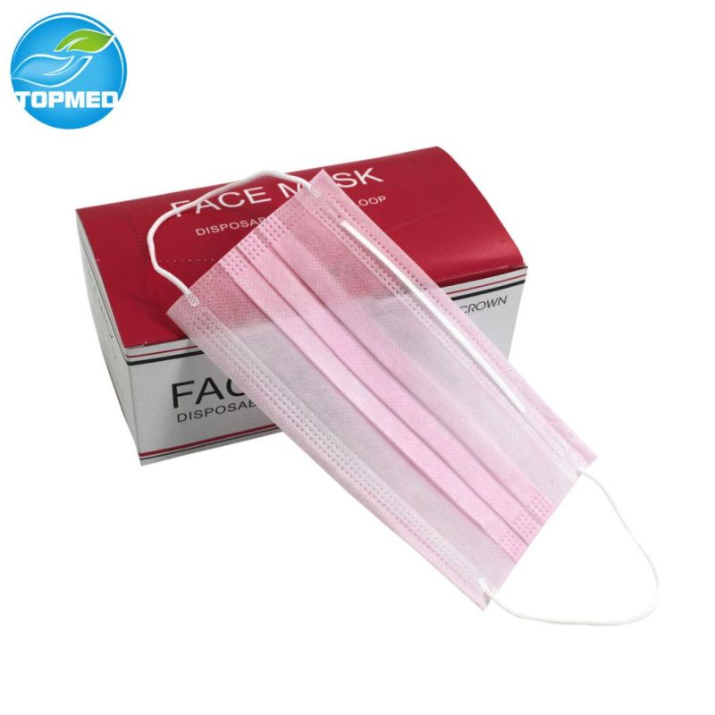 Disposable Nonwoven 3ply Surgical Face Mask for Medical Hospital