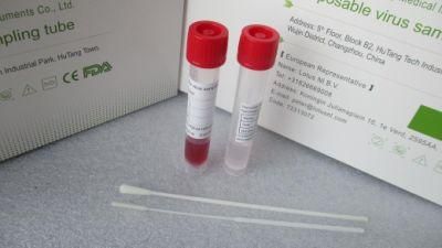 CE/FDA/Eua Vtm PCR Test with Flocked Nasopharyngeal Swab