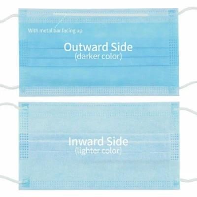 Factory Price Disposable Face Mask 3 Ply Non-Woven ISO Certificate Medical Surgical Mask Ready to Ship