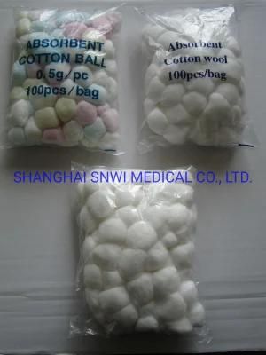 Hot Sale High Quality Disposable Sterile or Non-Sterile 100% Dure Cotton Balls with CE and ISO Approved