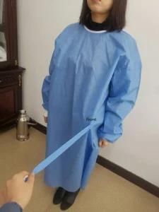 45GSM Level4 Surgical Gown Medical Gown Disposable Gown Disposable Suits New Product Wholesale Disposable SMS Gown Overall Suit Eo Sterile
