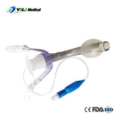 Medical Instrument Disposable PVC Cuffed Reinforced Tracheostomy Tube
