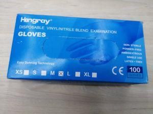 1 Box Medical Examination Disposable Nitrile Gloves Powder Free Protective Glove
