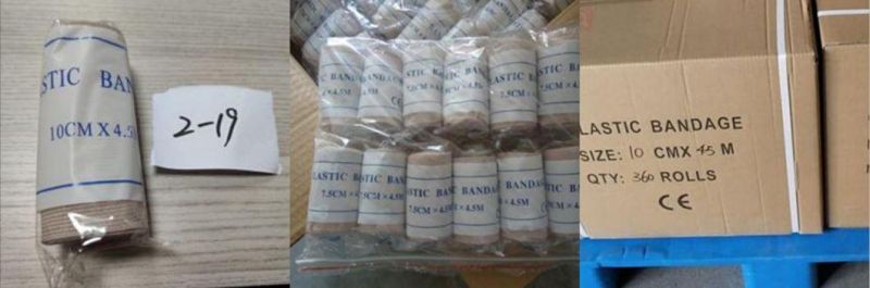 Mdr CE Approved Factory Outlet Low Price Disposable Supply 90GSM Skin Color High Elastic Bandage