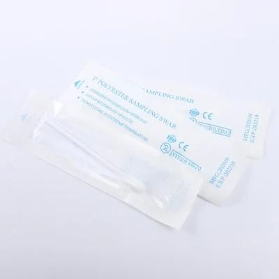 Cheap Price Sterile Test Sampling Cotton Round Polyester Swab