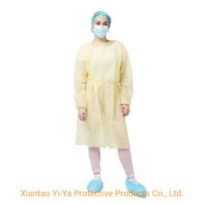PP Laminated PE Prevention of Liquid Leakage Isolation Gown