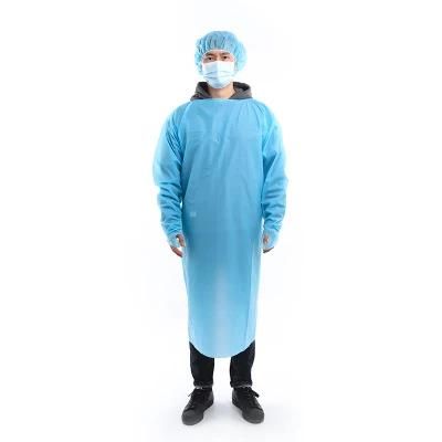 Best Selling Wholesale Disposable Sterile Individual Packaging CPE Gowns with Thumb up