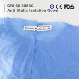 High Quality Disposable Hospital SMS Non-Woven Safety Isolation Patient Surgical Gown