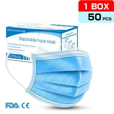 Hospital Sterile Face Mask Disposable Disposable Printed Face Mask