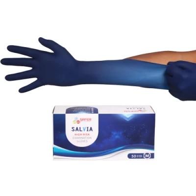 High Risk Powder-Free Latex Examination Glove Disposable Medical Grade