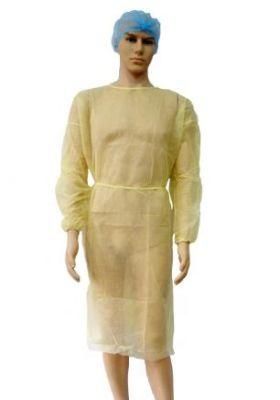 Disposale PP Non-Woven Gown/Ropa De Trabajo Desechable