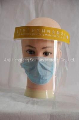 Plastic Protection Isolation Anti-Fog Full Face Shield with Sponge