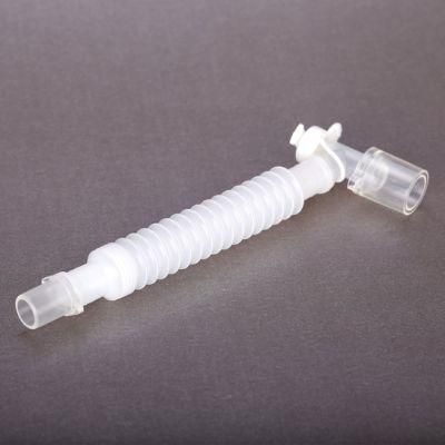 Smoothbore Breathing Circuit Extension Tube Catheter Mount