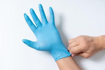 Wholesale Examination Powder Free Comfort Grip Disposable Nitrile Gloves Non-Sterile
