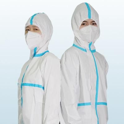 Type 4/5/6b Disposable Medical New Material Sf Nonwoven Coverall