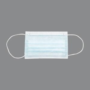 Disposable Blue Medical 3-Ply Face Mask for Adult Bfe 98% 99% 95% + Non-Sterile Blue Face Mask