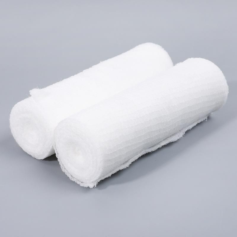 Wholesale Factory Thin Wound Medical Bandage Cotton Gauze Roll