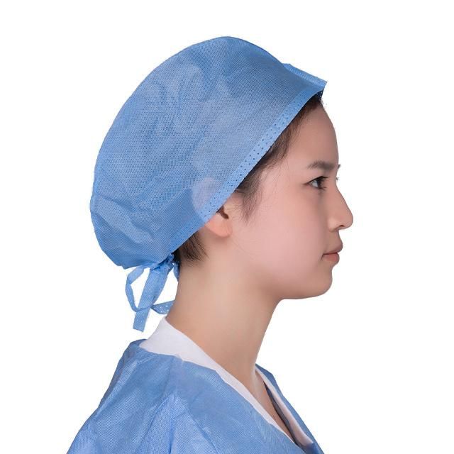 Disposable Nonwoven Doctor Surgeon Cap with Tie