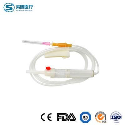 Sunton Blood Exchange Set China Sterile Blood Transfusion Set Factory Transfusion Set Medical Plastic Disposable Blood Transfusion Set
