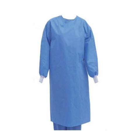 Medical Disposable Isolation Gown 45GSM SMS Waterproof Surgical Isolation Gown