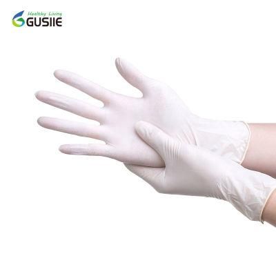 Medical Glove Latex Gloves Disposable - White Disposable Gloves, 100PCS Work Gloves for Food Service, Cooking, Cleaning, Hair Coloring, Painting, Glove