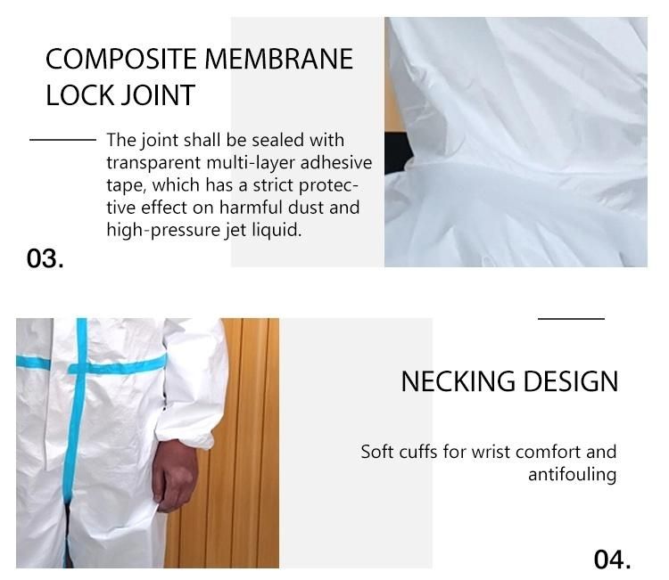 Medical Disposable Protection Suit SMS Non Woven Surgical Isolation Gown