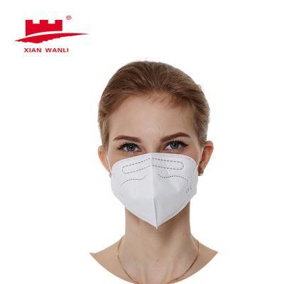 Stock 3ply FFP2 Folded Mask Medical Use