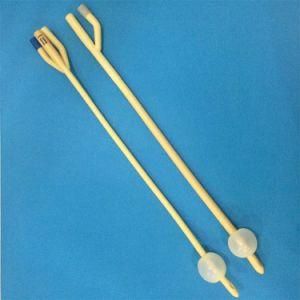 High Quality Disposable 3-Way Medical Latex Foley Balloon Catheter for Different Sizes