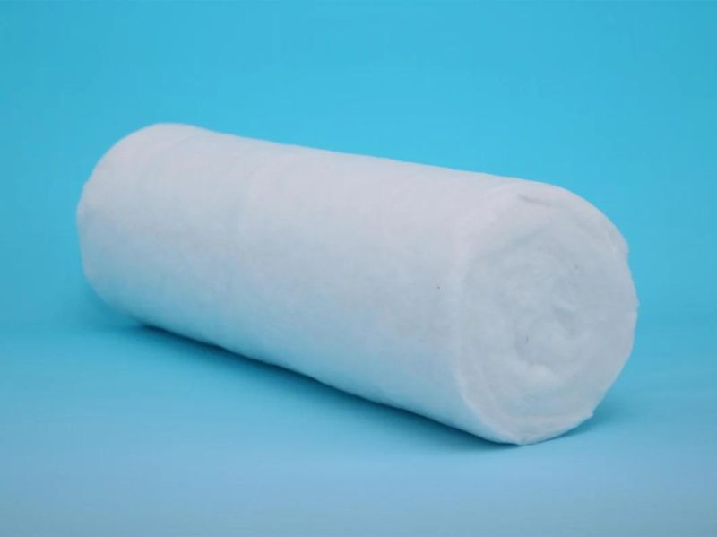 CE Certified Disposable Medical 100% Absorbent Cotton Wool Roll with Factory Price