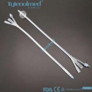 Medical Disposable 3-Way Silicone Foley Balloon Catheter for Adult and Pediatric