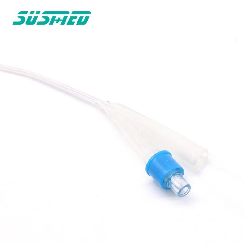 Disposable Medical 100% All Silicone Balloon Silicone Foley Catheter
