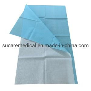 2ply Blue Poly/Tissue Laminated Waterproof Medical Drape Sheet