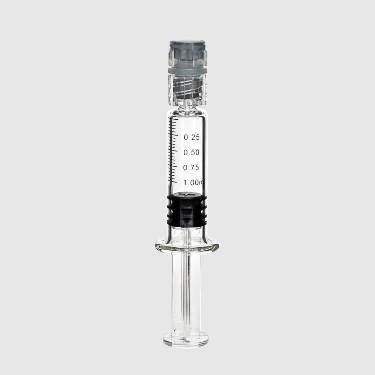 Scale Printing 1ml Gold Foil Oil DAB Wax Glass Syringe