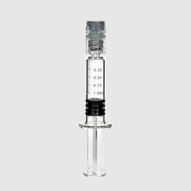 Scale Printing 1ml Gold Foil Oil DAB Wax Glass Syringe