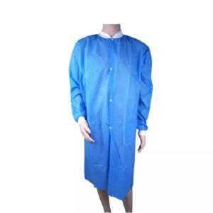 SMS Lab Coat PP Non Woven Lab Coat for Men Women with Three Pockets