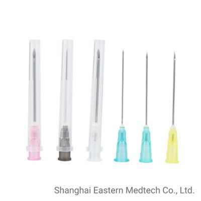 CE&ISO Certificated 6: 100 Luer Hub Disposable Vaccine Injection Needle