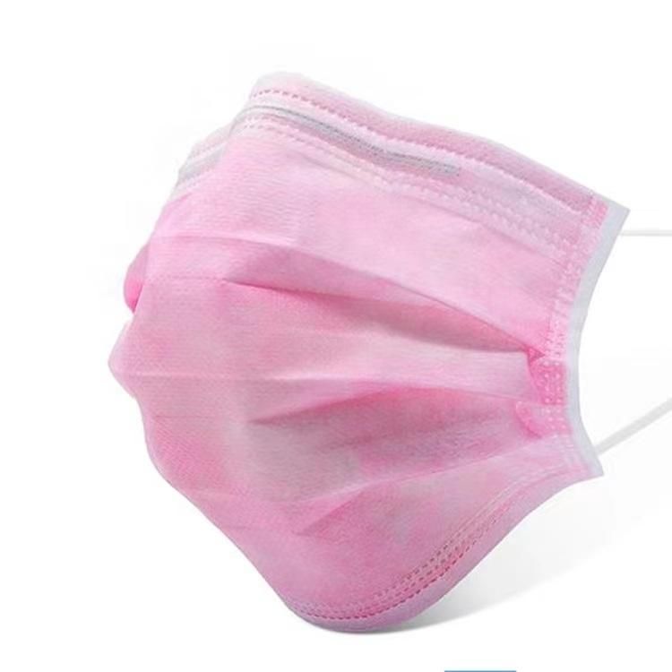 Disposable Pink Medical Face Masks