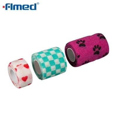 Non-Woven Adhesive Elastic Cohesive Bandage for Pets
