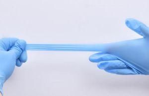 Disposable Powder Free Medical Gloves Surgical Gloves Blue Nitrile Rubber Gloves