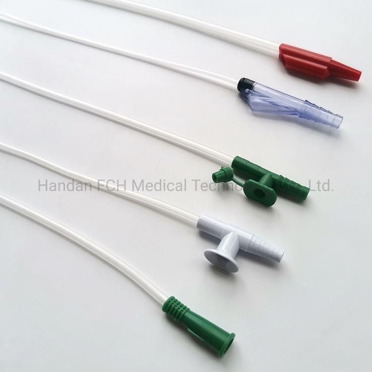 with Finger Control Valve PVC Suction Catheter
