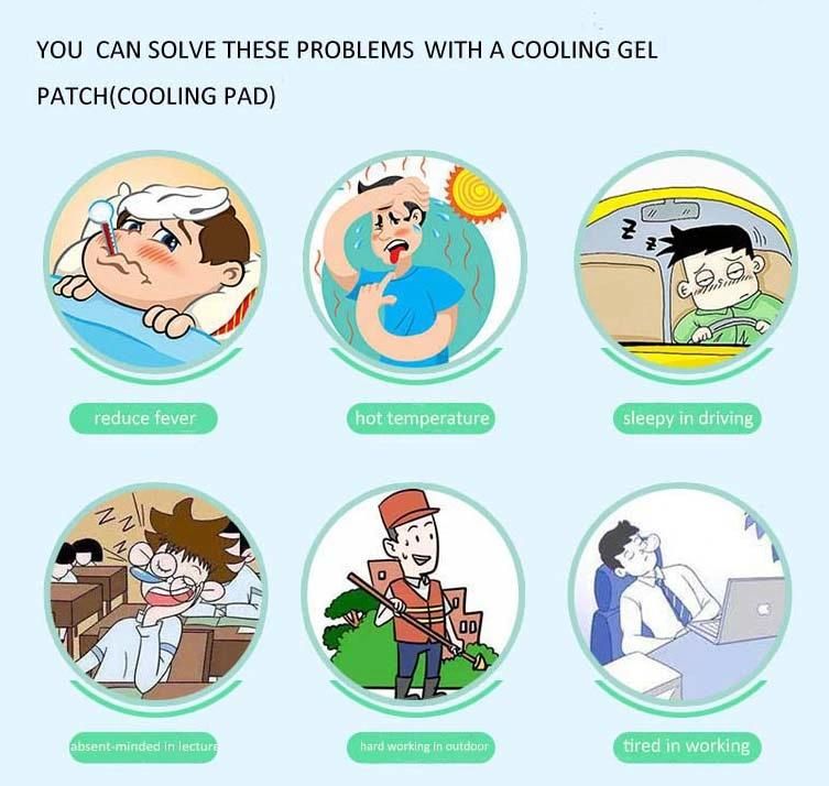 Japan Technology OEM Fever Cooling Gel Patch