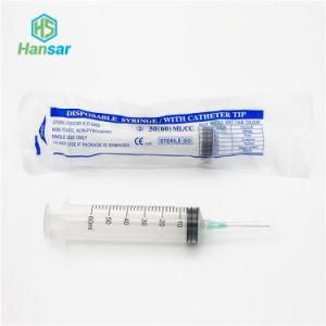 Disposable 60ml Double Dispensing Packing Naylon 10ml Box Non Medical Tip Covers Cosmetic Airless Syringe