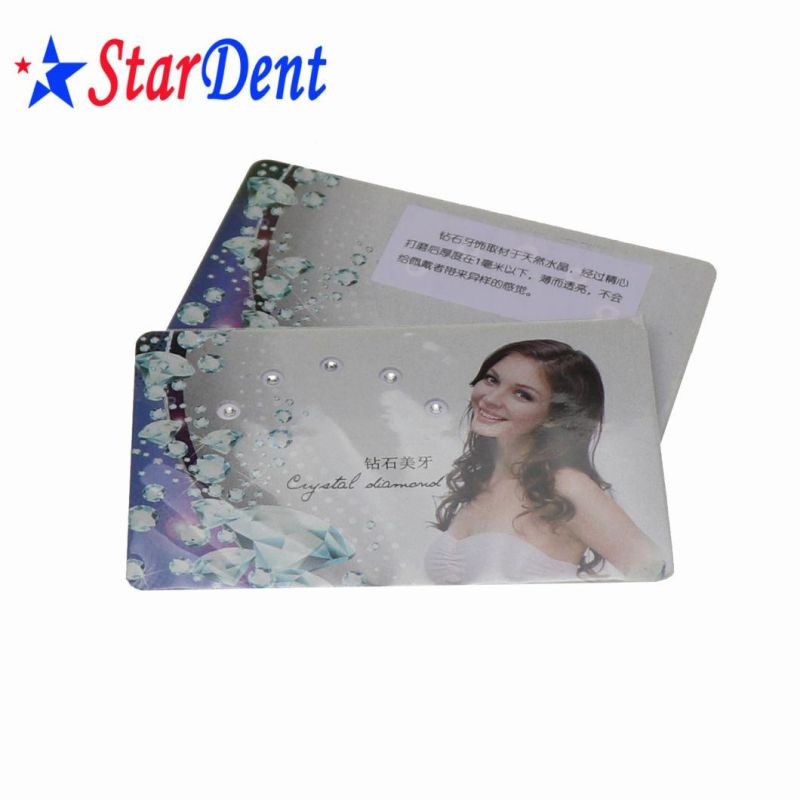 Beatiful Dental Tooth Crystal Jewelry Crystal Diamond Teeth Crystal Ornament for Tooth Decoration