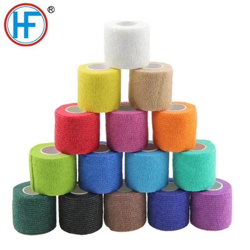 Mdr CE Approved Hengfeng High Quanlity Self-Adhesive Bandage Made of Soft & Light Fabric