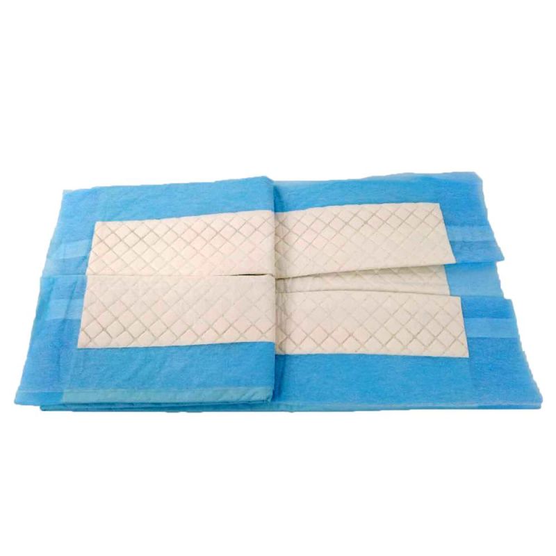 Nonwoven Organic Quick Dry Disposable Blue Disposable Underpad Sheet