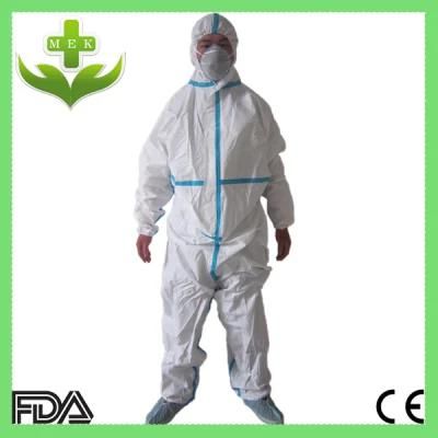 MEK Disposable Nonwoven PP Coverall with Hood