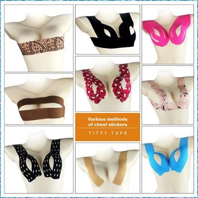 Breast Beauty Healthcare Sport Kinesiology Boob Tape with TUV Rheinland CE FDA Certified