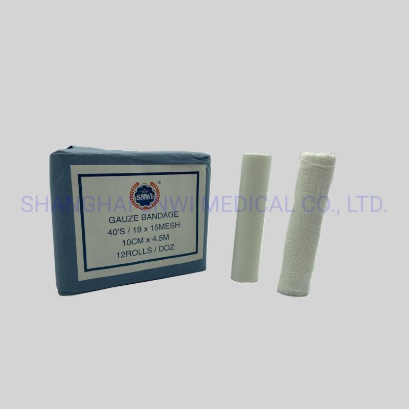 CE&ISO Certificate Gauze Bandage with Woven Sides 5cmx5m