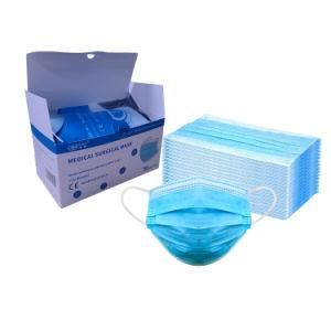 3 Ply Disposable Medical Surgical Nonwoven Fabric Face Mask with Earloop